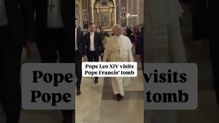 Pope Leo XIV Makes a Surprise Visit to the Tomb of Pope Francis and Prays to the Virgin Mary