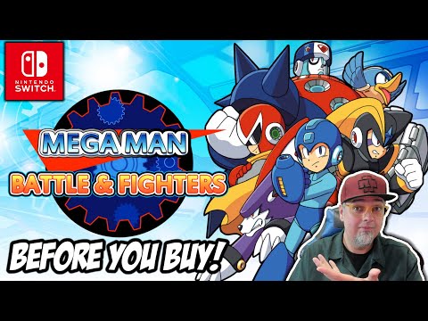 NEW Mega Man On Nintendo Switch! Battle & Fighters Review! Watch Before You Buy!