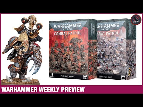Another AMAZING Warhammer Preview! Combat Patrol CHAOS Space Marines & Genestealers & HORUS HERESY!