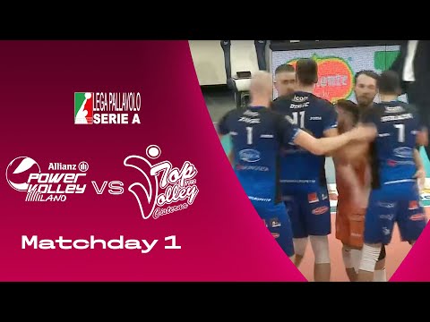 Allianz Milano vs. Top Volley Cisterna - 1a Giornata - SuperLega - Match Highlights