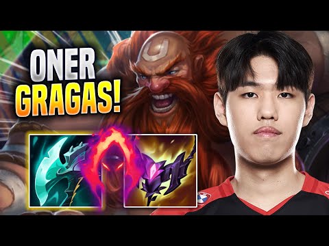 ONER IS SO CLEAN WITH GRAGAS! - T1 Oner Plays Gragas JUNGLE vs Shaco! | Season 2023