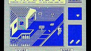 Paperboy on Acorn BBC Micro Model B vintage home computer. Gameplay & Commentary