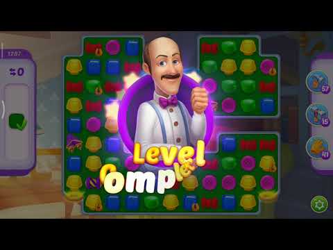 homescapes level 1287 - hard