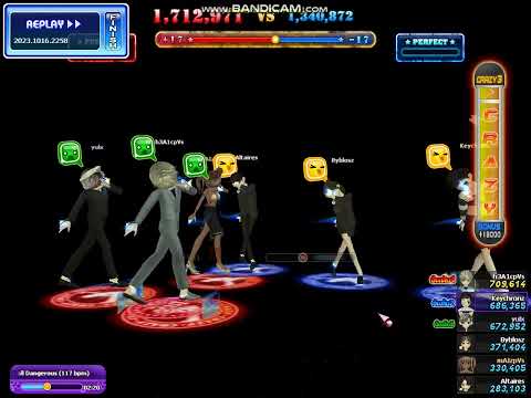 [ Audition MoveON ] BattleFam ( Dangerous 117 Bpm ) All Perfect x50 By : Nicex