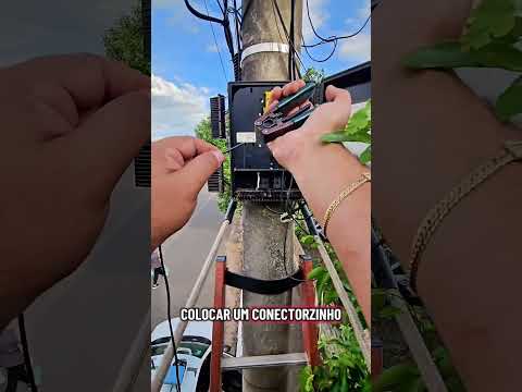 instalação internet Fibra  #instalation #internet #fibra #curiosidades #tecnico #telecom