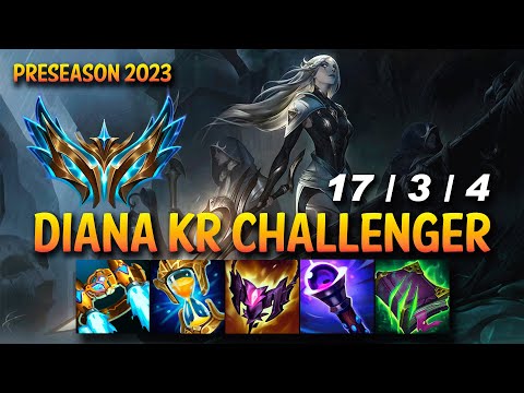 DIANA KR CHALLENGER vs HECARIM Jungle - KR Ranked