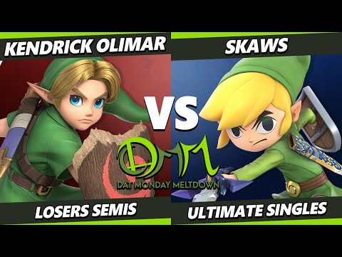 DAT MM 352 LOSERS SEMIS - Kendrick Olimar (Young Link) Vs. Skaws (Toon Link) Smash Ultimate - SSBU