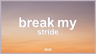 Matthew Wilder - Break My Stride (Lyrics) Matthew Wilder - Break My Stride (Lyrics)
