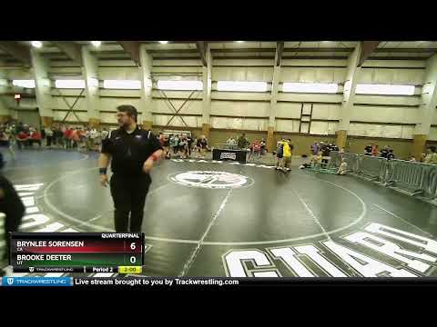 105-110 Lbs Quarterfinal - Brynlee Sorensen, CA Vs Brooke Deeter, UT 8716