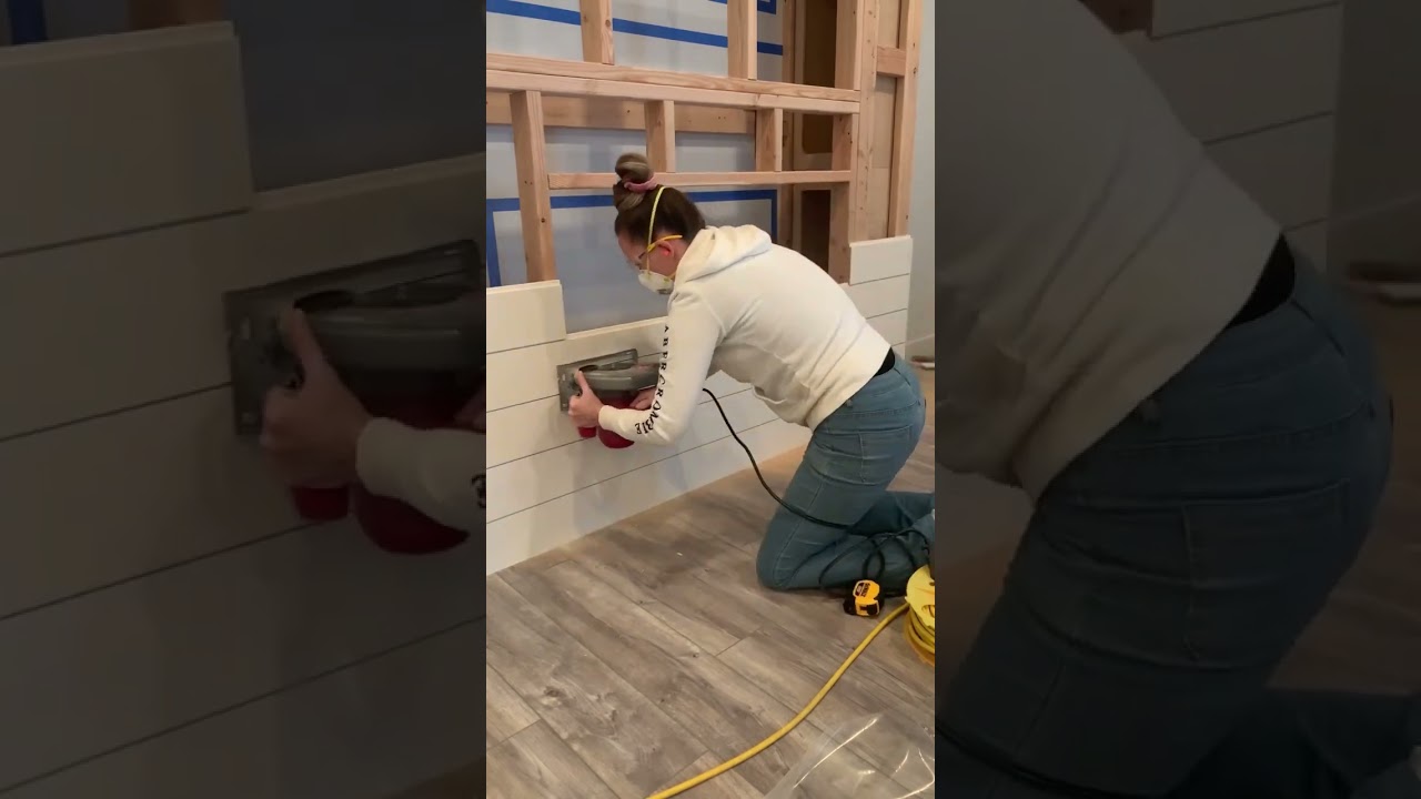 Building an electric fireplace with my brother. #diyfireplace #electricfireplace #diyproject #home