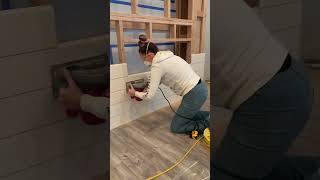 Building an electric fireplace with my brother. #diyfireplace #electricfireplace #diyproject #home