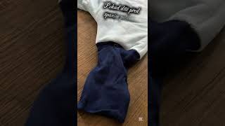 Spací pytel s nožičkami 60 cm modrý plyš Kaarsgaren