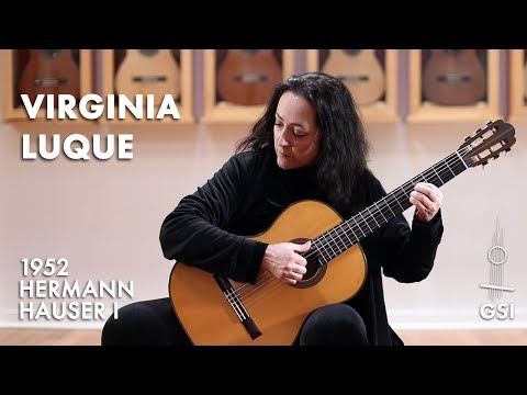 Jorge Morel's "Danza Brasilera" played by Virginia Luque on a 1952 Hermann Hauser I