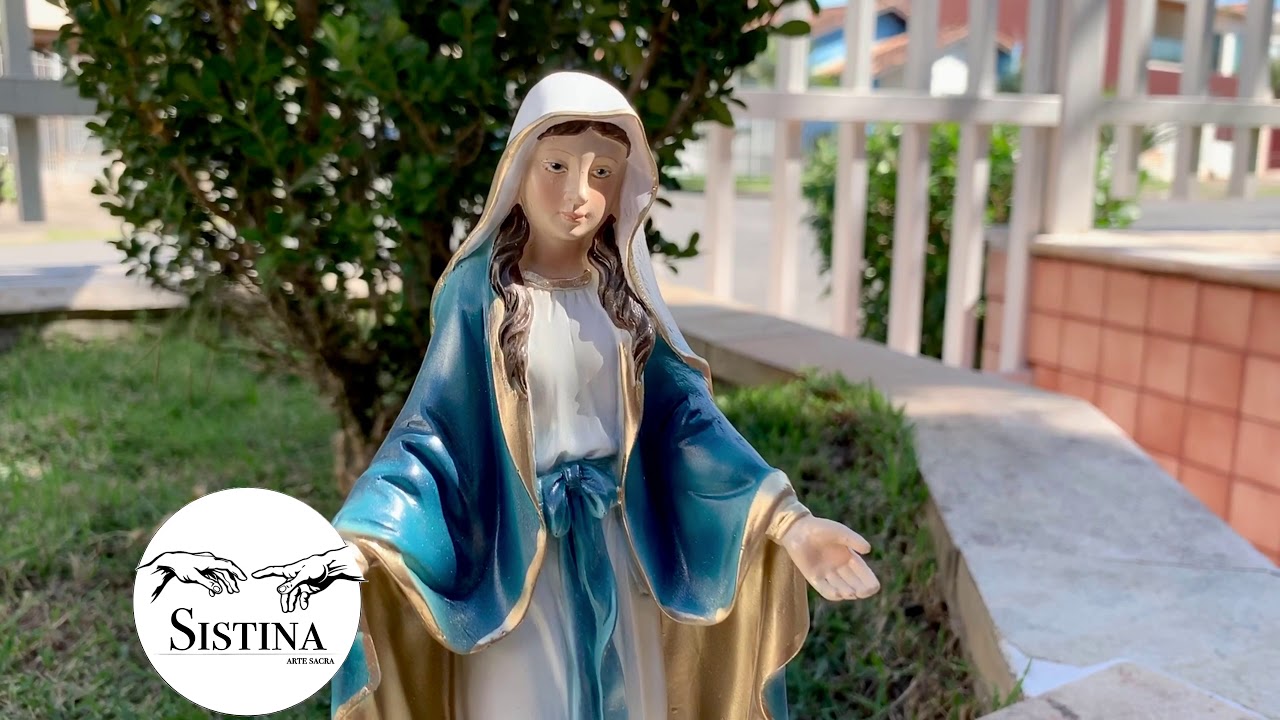 Imagem Nossa Senhora das Graças 20cm - Resina