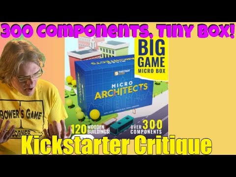 OBS Screwed up while Record Micro Architects Kickstarter Critique (C+) A $50 Tuck Box Game