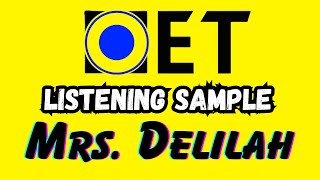 Download lagu Mrs. Delilah OET 2.0 listening sample | OET online classroom mp3