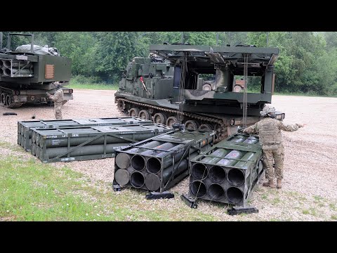 Loading the M270 MLRS