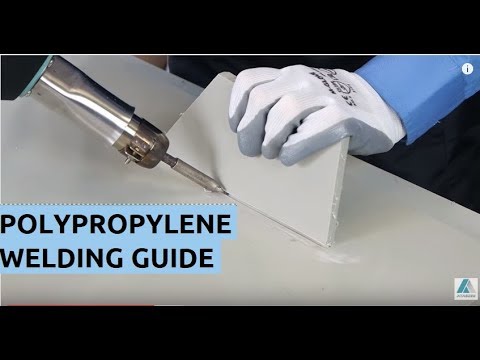 How to welding plastic pp polypropylene rod