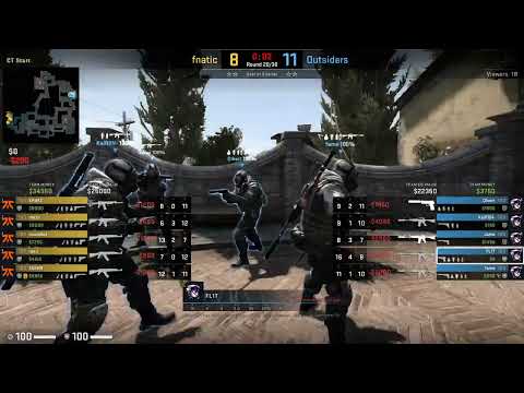 Round 20 Setup CT Outsiders   Outsiders vs fnatic