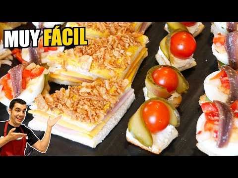 🍽️ ¡Delicias para Compartir! 3 Aperitivos Irresistibles | Recetas Creativas