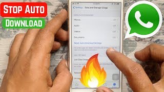 How to Stop Whatsapp Auto Download Photos and Videos on iPhone