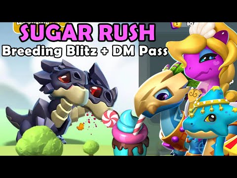 SUGAR RUSH Clan Event Is BACK! How to Breed APHRODITE DRAGON + New SKULLHELM DM PASS! - DML #1425