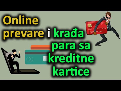 Krađa para sa kreditne kartice prilikom online kupovina