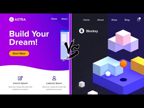Astra vs Blocksy - Comparing nice Wordpress themes