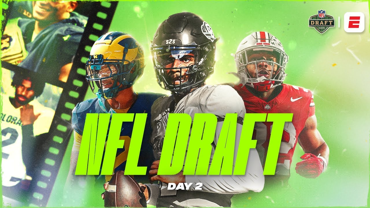 2025 NFL Draft Day 2 LIVE 🚨 | ESPN NFL 🏈