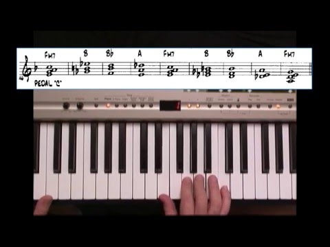 Andy Laverne Style Pedal Point #1 Jazz Piano Lesson