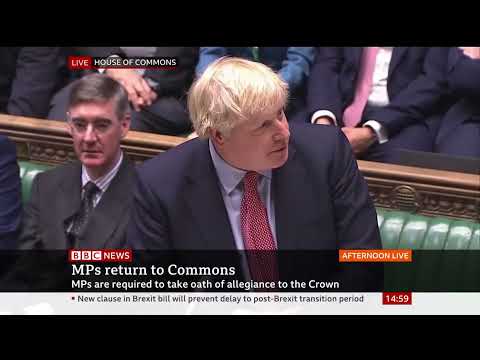 Boris Johnson says Popty ping!