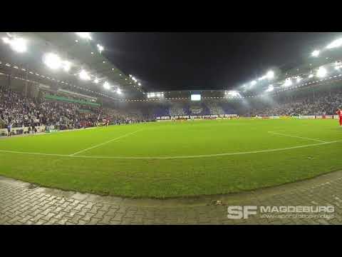 Choreo und Support: 1. FC Magdeburg - Borussia Dortmund 24.10.2017 (HD Okt. 2017)