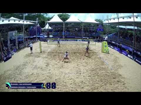 Ana Patricia/ Duda 2 x 0 Barbara/ Carol  Top 16 CG/MS 2024 crono