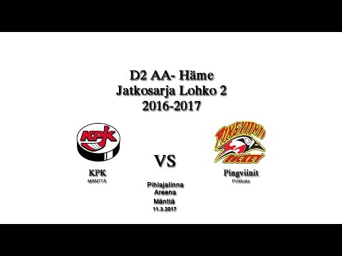 D2 KPK vs Pingviinit Häme AA  Jatkosarja