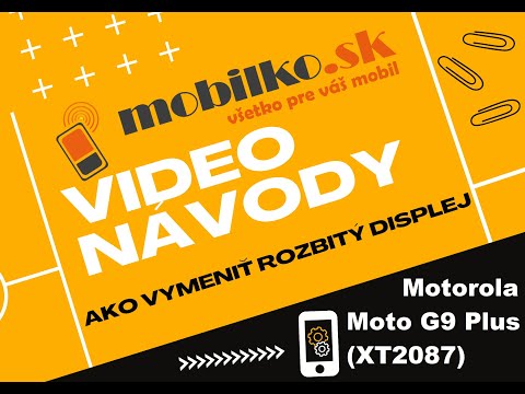 Motorola Moto G9 Plus výmena displeja / Lcd Screen Replacement Motorola Moto G9 Plus (XT2087)
