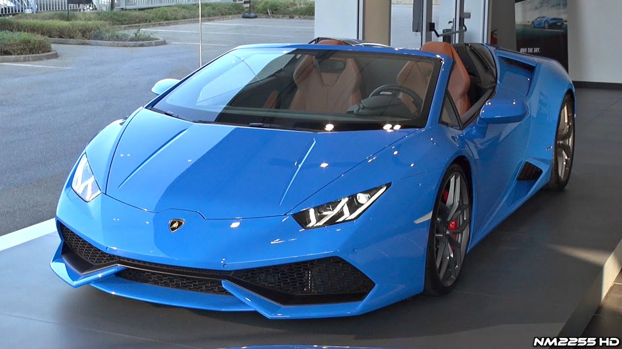 2016 Lamborghini Huracan Spyder - Start Up, Revs, Roof in Action & Overview