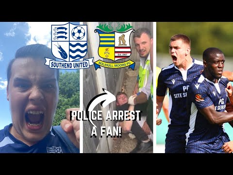SOLIHULL MOORS VS SOUTHEND |1-1| POLICE, LIMBS & ARRESTS IN SOLIHULL!!