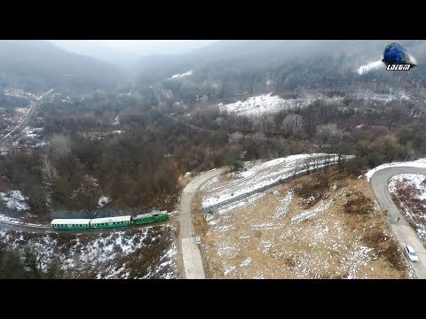 [Drone] LDE1250 69-0005-9 & R9695 Oravița-Anina în Munții Aninei/Anina Mountains - 14 February 2019