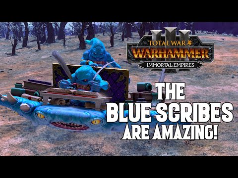 The Blue Scribes - Unit overview and How to Get Them - Total War: Warhammer 3 Shadows of Change