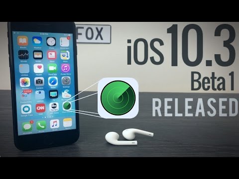 iOS 10.3 Beta 1 - Released + New Features