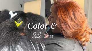 Permanent Hair Color | Silk Press | How To