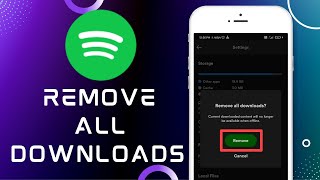 How to Remove All Your Downloaded Contents On Spotify | Delete Downloaded Songs @Noteartener