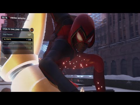 Spider-Man: Miles Morales - All Stealth Challenges - ULTIMATE / GOLD RANK Walkthrough PS5