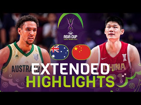 FINAL: Australia 🇦🇺 vs China 🇨🇳 | Extended Highlights | FIBA Asia Cup 2025