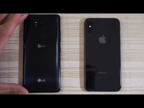 LG G7 ThinQ vs iPhone X - Speed Test!