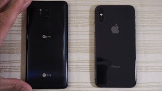 LG G7 ThinQ vs iPhone X - Speed Test!