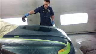 how to paint your car 1997 mustang green metallic