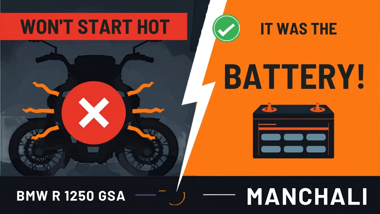 BMW R1250 GSA Hot Start Problem: Battery Diagnosis Before You Blame the Starter