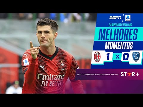 Gols e lances de Milan x Empoli