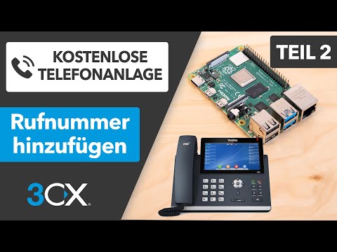 Kostenlose Festnetzrufnummer hinzufügen - 3CX Telefonanlage selbst betreiben TEIL 2